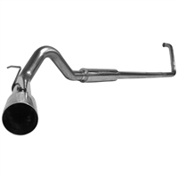 MBRP 2003-2007 Ford F-250/350 6.0L 4" Turbo Back, Single Side Exit, Off-Road, T304  -- S6212304