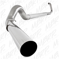 MBRP 1999-2003 Ford F-250/350 7.3L 5" Turbo Back, Off Road, Single, No Muffler, T409  -- S6222SLM