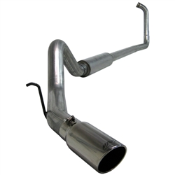 MBRP 2003-2007 Ford F350/450/550 6.0L Cab & Chassis 4" Cab & Chassis, Turbo Back, Single Side Exit, Off Road, Aluminized  -- S6240AL