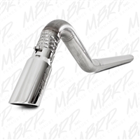MBRP 2008-2010 Ford F250/350/450 6.4L 4" Filter Back, Single Turn Down, T409  -- S6242TD