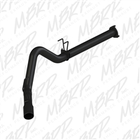MBRP  2011-2014 Ford F-250/350/450 6.7L 4" Filter Back, Single Side Exit, Black Coated  -- S6248BLK