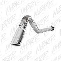 MBRP 2011-2014 Ford F-250/350/450 6.7L 4" Filter Back, Single Turn Down, T409  -- S6248TD