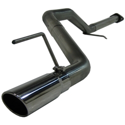 MBRP 2007-2009 Jeep 3.0L 4" Filter Back, Single Side, T409  -- S6500409