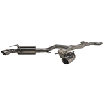 MBRP 2010-2015 Chevy/GMC Camaro, V8 6.2L 6 Speed Dual Cat Back, Round Tips, T304  -- S7018304