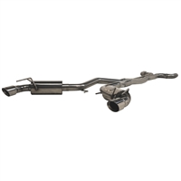 MBRP 2010-2015 Chevy/GMC Camaro, V8 6.2L 6 Speed Dual Cat Back, Round Tips, T304  -- S7018304