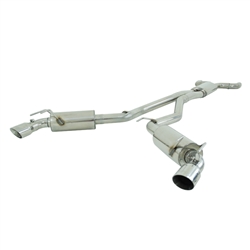 MBRP 2010-2015 Chevy/GMC Camaro, V8 6.2L Automatic (L99) 3" Dual Cat Back, Round Tips, T304  -- S7024304