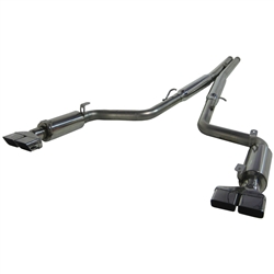 MBRP 2008-2014 Dodge/Chrysler Challenger SRT8 Cat Back, Dual Split Rear, T304  -- S7102304