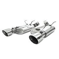 MBRP 2011-2012 Ford Ford Shelby GT 500 3" Dual Muffler Axle Back, Split Rear, 4.5" tips, T304  -- S7240304
