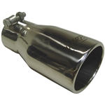MBRP  Universal Tip, 3 3/4" O.D. Oval 2.5" inlet 7 1/16" length, T304  -- T5116