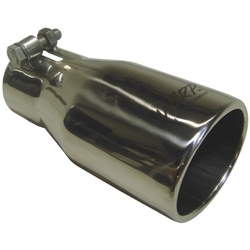MBRP  Universal Tip, 3 3/4" O.D. Oval 2.5" inlet 7 1/16" length, T304  -- T5116