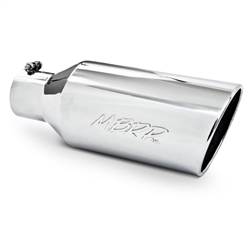 MBRP Universal Tip, 7" O.D., Rolled End, 4" inlet 18" in length, T304  -- T5126
