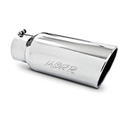 MBRP Universal Tip, 7" O.D., Rolled End, 5" inlet 18" in length, T304  -- T5127