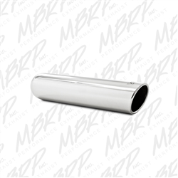 MBRP Universal 3.5" OD, 2.25" inlet, 16" in length, Angled Cut Rolled End, weld on, T304  -- T5131
