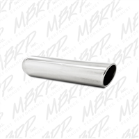 MBRP Universal 3.5" OD, 2.5" inlet, 16" in length, Angled Cut Rolled End, Weld on, T304  -- T5132